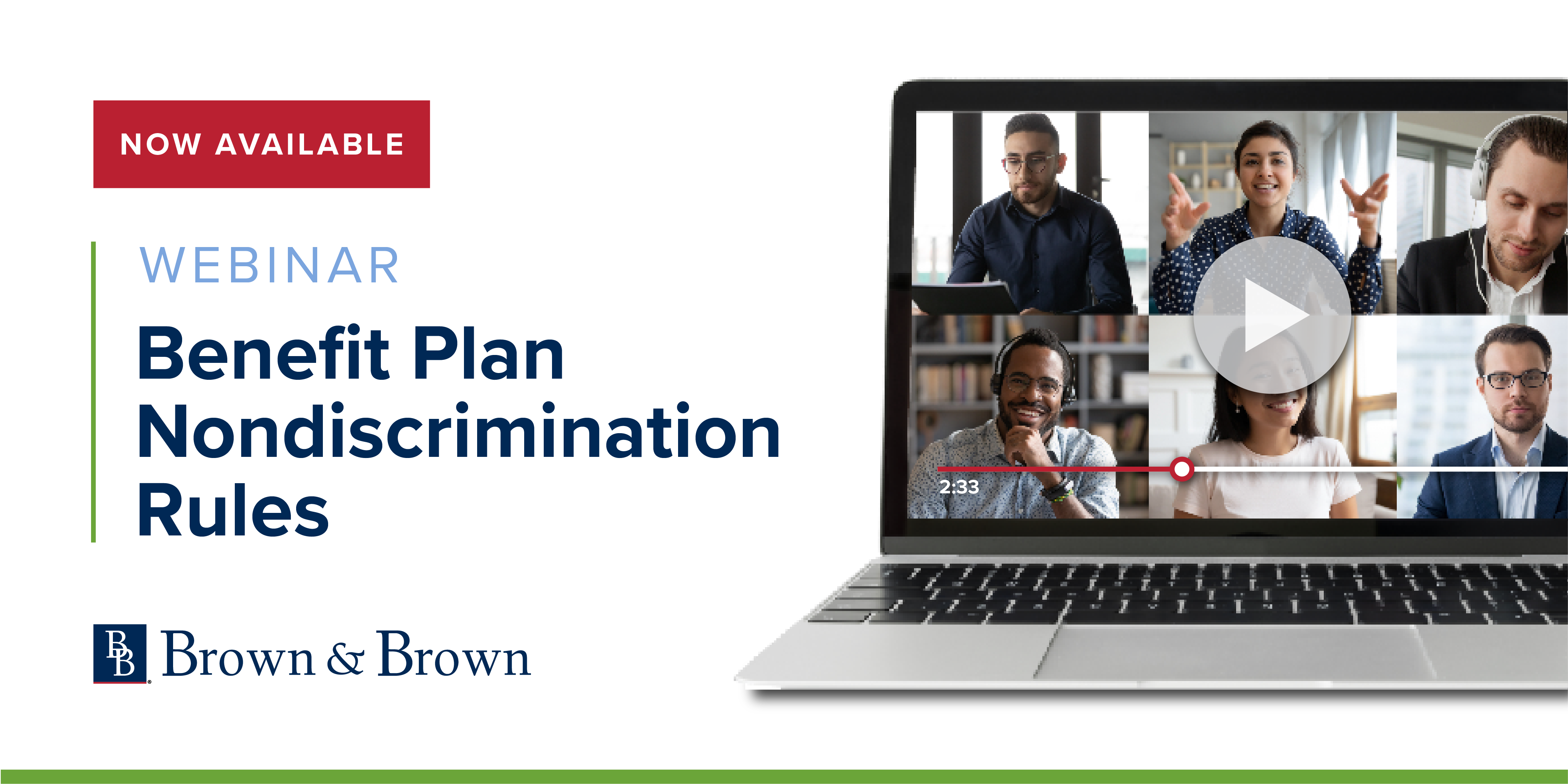 Recorded Webinar | Benefit Plan Nondiscrimination Rules - Brown & Brown