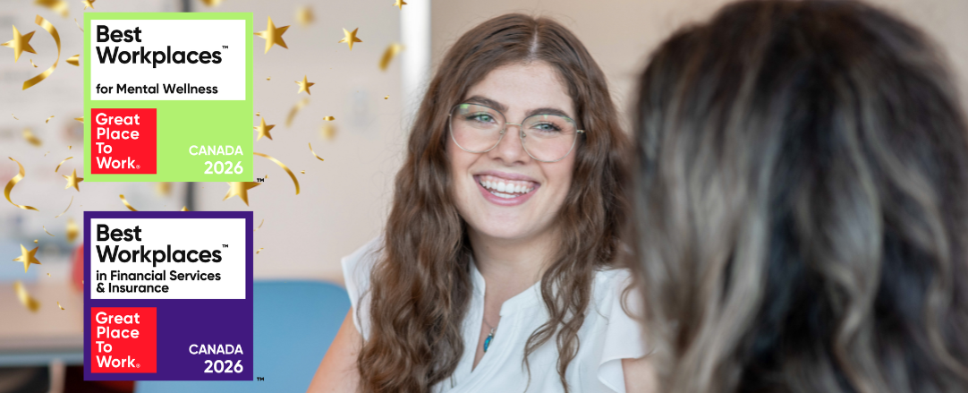 GPTW Canada Graphic Brown & Brown, Inc. included on the 2026 Best Workplaces™ in Financial Services & Insurance and Best Workplaces™ for Mental Health Lists in Canada